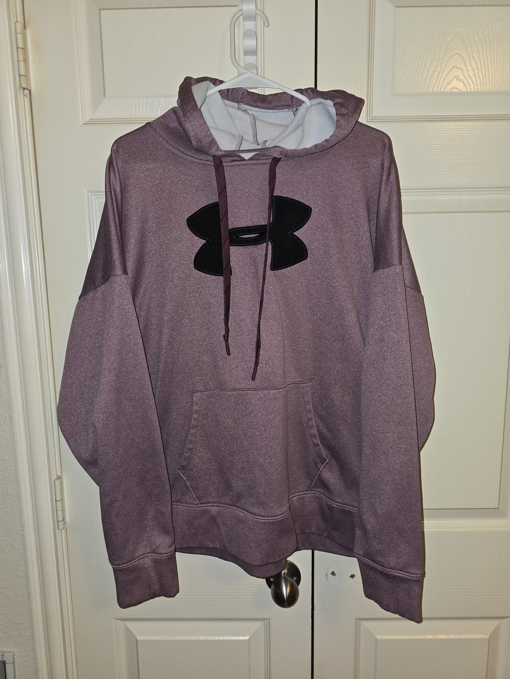 Under Armour Heather Mauve Crewneck Hoodie - 2XL